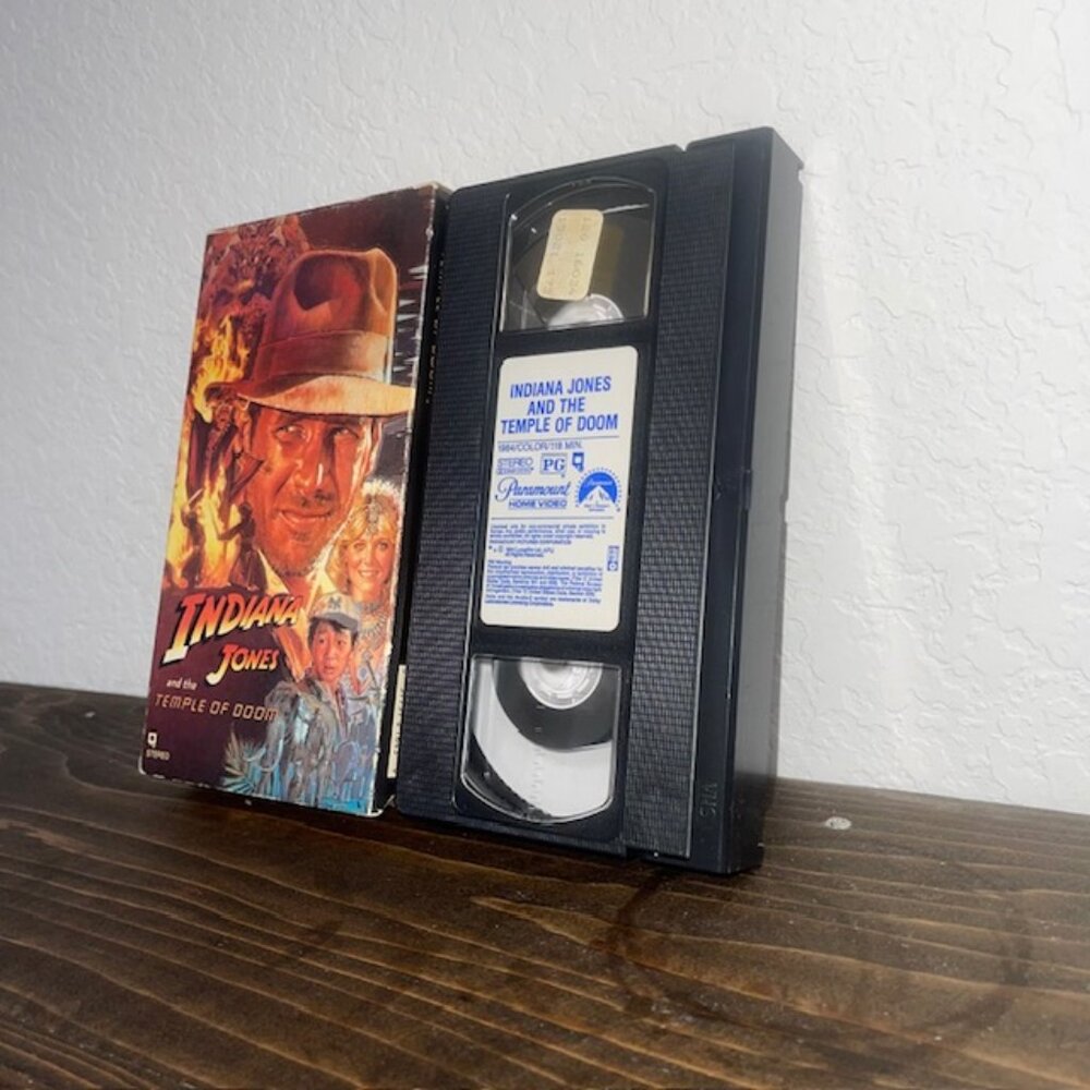 Indiana Jones and the Temple of Doom (VHS, 1989)